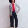 Chiswick Crop Linen Pants Navy Chiswick Crop Linen Pants Navy