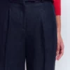 Chiswick Crop Linen Pants Navy Chiswick Crop Linen Pants Navy