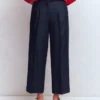 Chiswick Crop Linen Pants Navy Chiswick Crop Linen Pants Navy