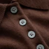 Chloe Henley Knitted Tank Bitter Chocolate