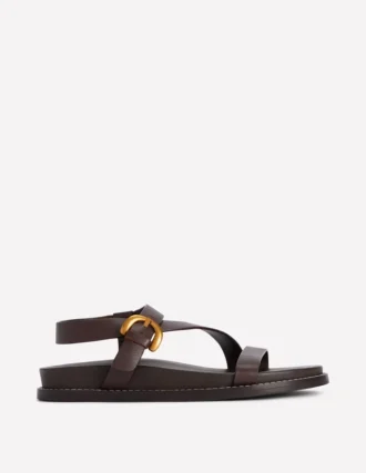 Chunky Asymmetric Sandal Chocolate