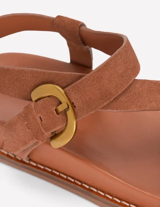 Chunky Asymmetric Sandal Tan Suede Chunky Asymmetric Sandal Tan Suede