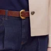 Chunky Buckle Belt Dark Tan Chunky Buckle Belt Dark Tan