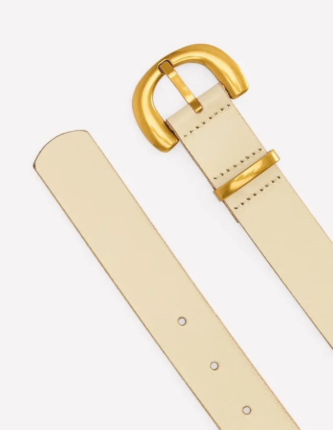 Chunky Buckle Belt Ecru Chunky Buckle Belt Ecru