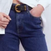 Chunky Buckle Belt Navy Chunky Buckle Belt Navy