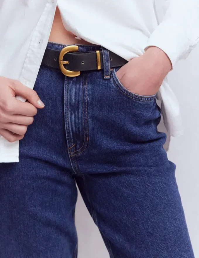Chunky Buckle Belt Navy Chunky Buckle Belt Navy
