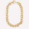 Chunky Heart Chain Necklace Gold Colour Chunky Heart Chain Necklace Gold Colour
