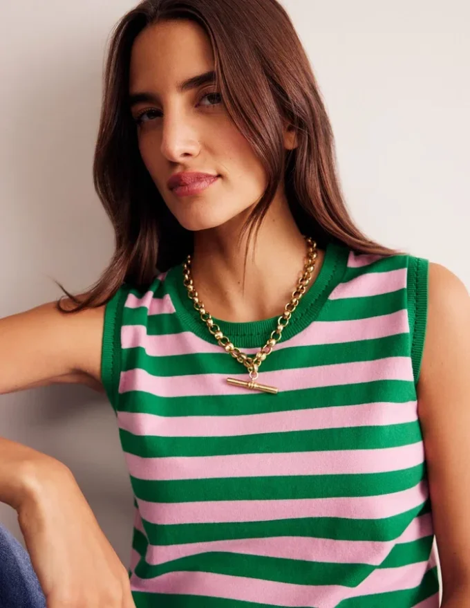 Chunky T-bar Chain Necklace Gold Colour Chunky T-bar Chain Necklace Gold Colour