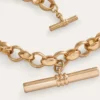 Chunky T-bar Chain Necklace Gold Colour Chunky T-bar Chain Necklace Gold Colour
