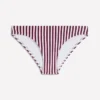 Classic Bikini Bottoms Chocberry, Ivory Stripe Classic Bikini Bottoms Chocberry, Ivory Stripe