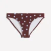Classic Bikini Bottoms Chocolate, Blue Painted Dot Classic Bikini Bottoms Chocolate, Blue Painted Dot