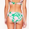 Classic Bikini Bottoms Emerald, Blossom Cascade