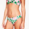 Classic Bikini Bottoms Emerald, Blossom Cascade