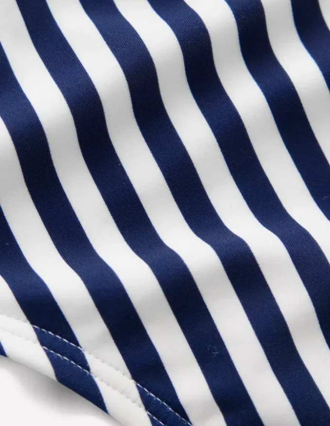 Classic Bikini Bottoms Fine Navy, Ivory Stripe Classic Bikini Bottoms Fine Navy, Ivory Stripe