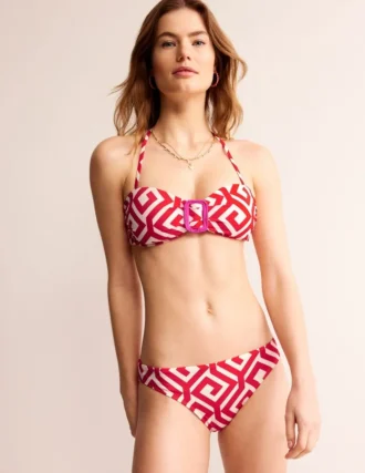 Classic Bikini Bottoms Flame Scarlet, Maze Classic Bikini Bottoms Flame Scarlet, Maze
