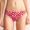 Classic Bikini Bottoms Flame Scarlet, Maze Classic Bikini Bottoms Flame Scarlet, Maze