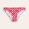 Classic Bikini Bottoms Flame Scarlet, Maze Classic Bikini Bottoms Flame Scarlet, Maze