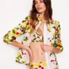 Classic Bikini Bottoms Ivory, Cherries and Lemons Classic Bikini Bottoms Ivory, Cherries and Lemons