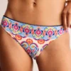 Classic Bikini Bottoms Ivory, Flora Stamp Classic Bikini Bottoms Ivory, Flora Stamp