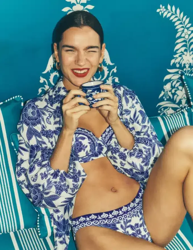 Classic Bikini Bottoms Mazarine Blue, Tigers Paradise Classic Bikini Bottoms Mazarine Blue, Tigers Paradise