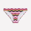 Classic Bikini Bottoms Multi, Wavy Stripe