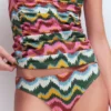 Classic Bikini Bottoms Multi, Zig Zag Wave