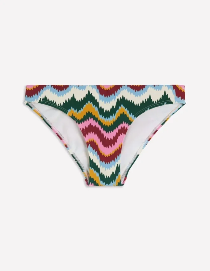 Classic Bikini Bottoms Multi, Zig Zag Wave