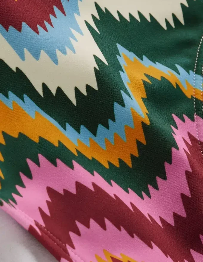 Classic Bikini Bottoms Multi, Zig Zag Wave