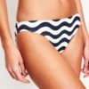 Classic Bikini Bottoms Navy, Rythmic Wave Classic Bikini Bottoms Navy, Rythmic Wave