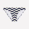 Classic Bikini Bottoms Navy, Rythmic Wave Classic Bikini Bottoms Navy, Rythmic Wave