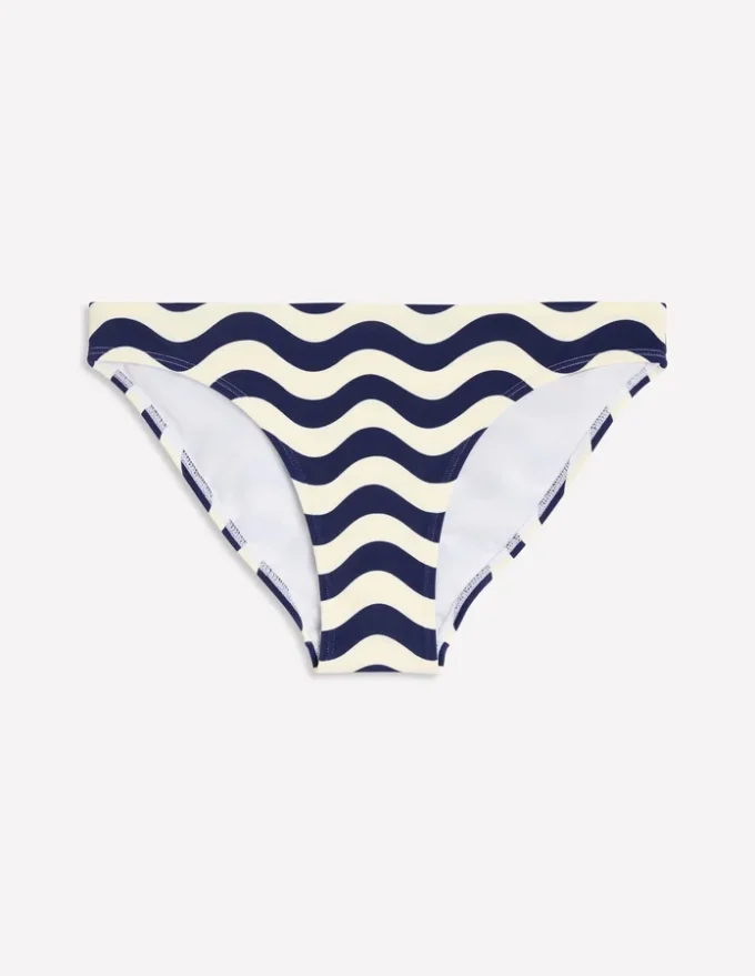 Classic Bikini Bottoms Navy, Rythmic Wave Classic Bikini Bottoms Navy, Rythmic Wave