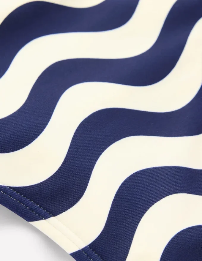 Classic Bikini Bottoms Navy, Rythmic Wave Classic Bikini Bottoms Navy, Rythmic Wave