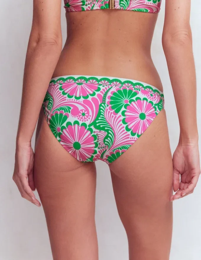 Classic Bikini Bottoms Pink, Euphoric Gardens