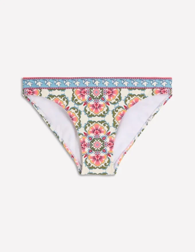 Classic Bikini Bottoms Pink, Ornamental Trellis Classic Bikini Bottoms Pink, Ornamental Trellis