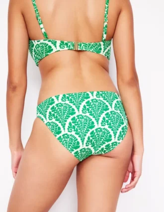 Classic Bikini Bottoms Rich Emerald, Blossomy Classic Bikini Bottoms Rich Emerald, Blossomy