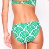Classic Bikini Bottoms Rich Emerald, Blossomy Classic Bikini Bottoms Rich Emerald, Blossomy