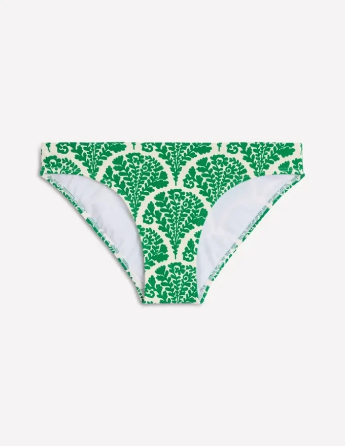 Classic Bikini Bottoms Rich Emerald, Blossomy Classic Bikini Bottoms Rich Emerald, Blossomy