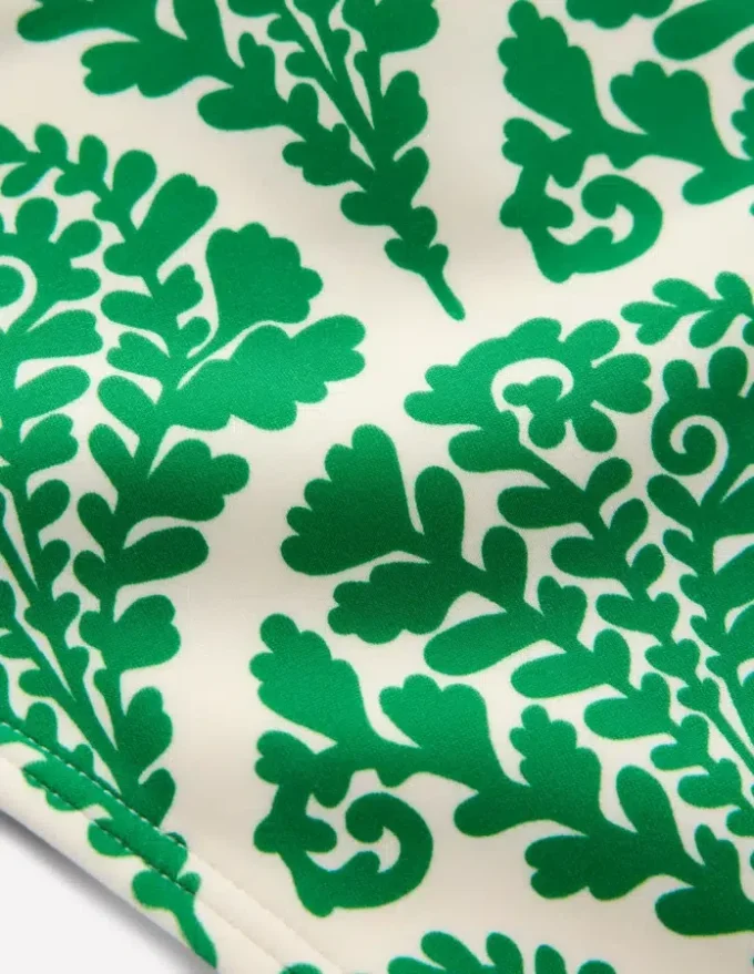 Classic Bikini Bottoms Rich Emerald, Blossomy Classic Bikini Bottoms Rich Emerald, Blossomy