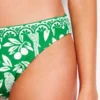 Classic Bikini Bottoms Rich Emerald, Ornate Tropic