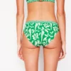 Classic Bikini Bottoms Rich Emerald, Ornate Tropic