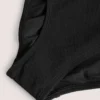 Classic Bikini Bottoms Textured Black