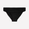 Classic Fold Bikini Bottoms Black