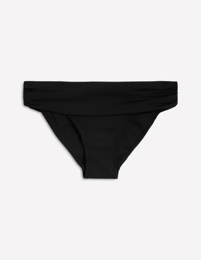 Classic Fold Bikini Bottoms Black