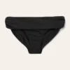 Classic Fold Bikini Bottoms Black