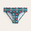 Classic Fold Bikini Bottoms Green Tambourine, Coastal Tile Classic Fold Bikini Bottoms Green Tambourine, Coastal Tile