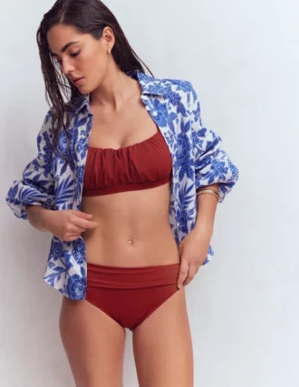 Classic Fold Bikini Bottoms Paprika