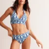 Classic Fold Bikini Bottoms Surf The Web, Pineapple Wave