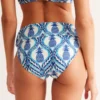Classic Fold Bikini Bottoms Surf The Web, Pineapple Wave