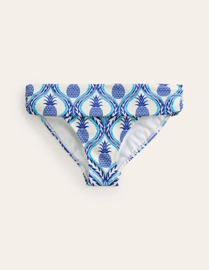 Classic Fold Bikini Bottoms Surf The Web, Pineapple Wave
