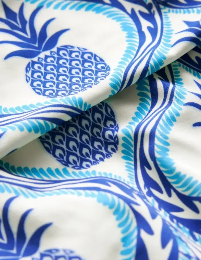 Classic Fold Bikini Bottoms Surf The Web, Pineapple Wave